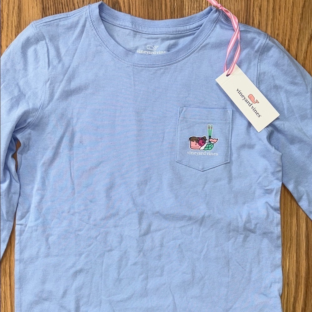 Vineyard Vines Kids Blue Long Sleeve Shirt